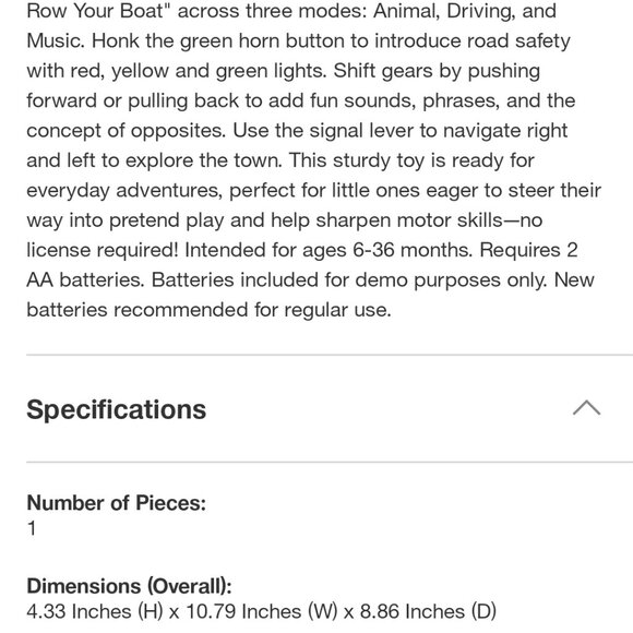 VTECH Turn & Learn Driver - Picture 4 of 4